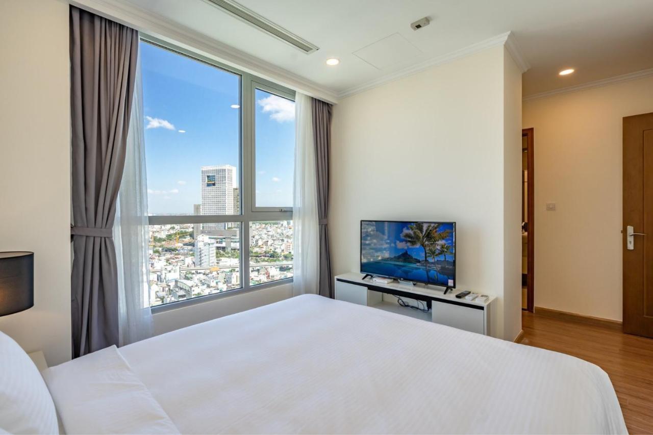 Luxury Vinhomes Central Park Humi Apartment Ho-Chi-Minh-Stadt Exterior foto