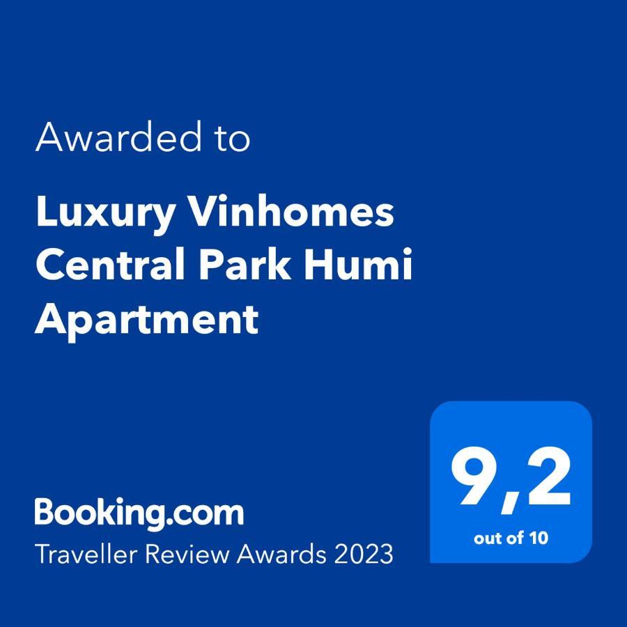 Luxury Vinhomes Central Park Humi Apartment Ho-Chi-Minh-Stadt Exterior foto